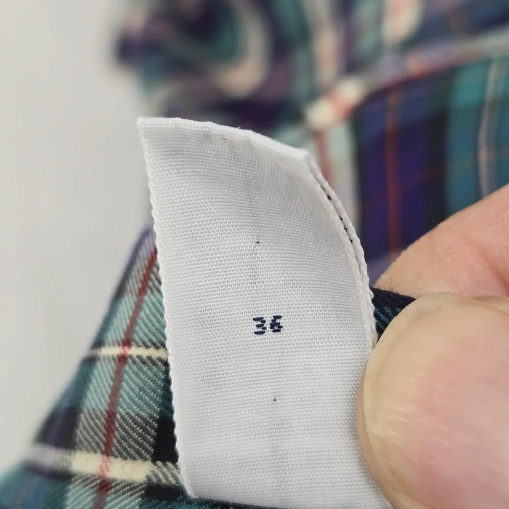 Ralph Lauren Shirt Mens Large Multicolor Plaid Blake Button Down‎ Cotton Casual